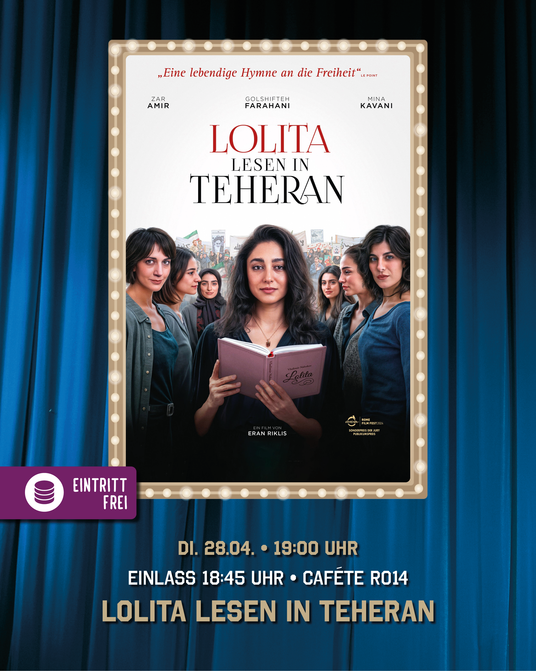 Unikino: "Lolita lesen in Teheran"