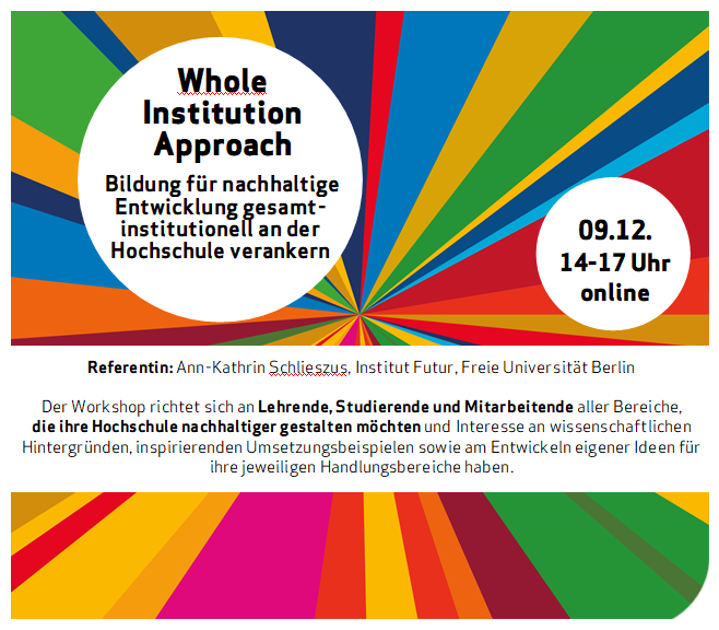 Workshop am 09.12.: Whole Institution Approach