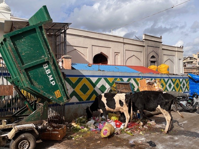 Prof. Amelie Bernzen forscht zu Abfallmanagement in Bangalore, Indien